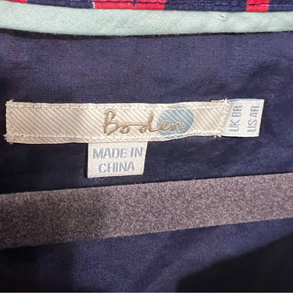 Boden retro style geometric sheath dress size 4 - Picture 6 of 9